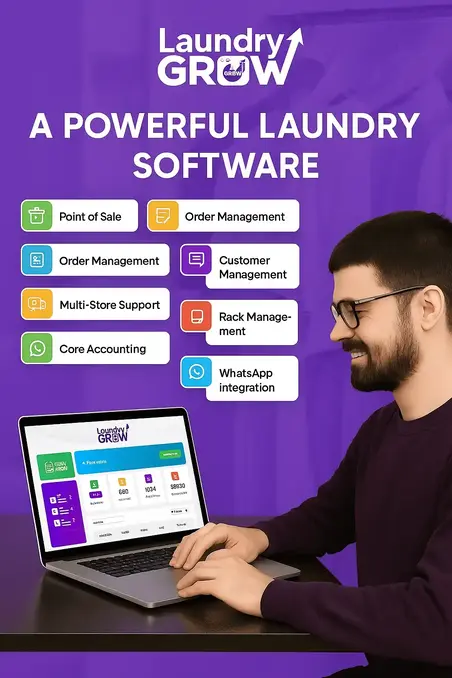 Laundry Grow - Best Laundry Grow Management Software